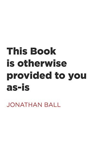 This Book Is Otherwise Provided to You As-Is