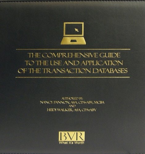 The Comprehensive Guide to the Use and Application of the Transaction Databases