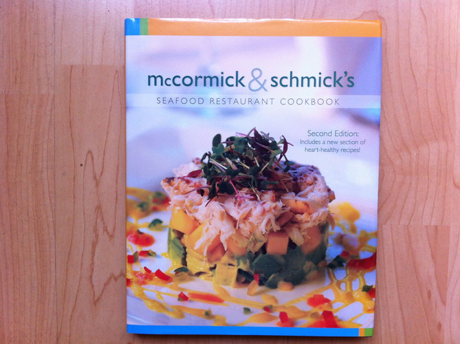 McCormick and Schmick's Seafood Restaurant Cookbook Gift Promo