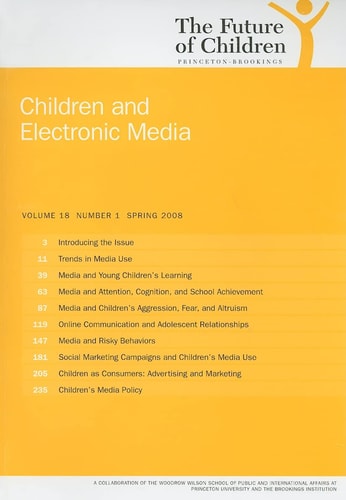 The Future of Children : Children and Electronic Media