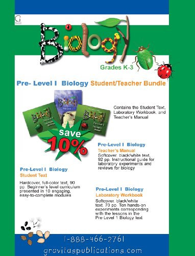 Real Science-4-Kids PreLevel 1 Biology Bundle