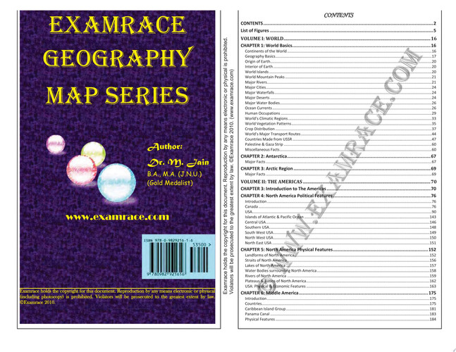 Examrace Geography Maps Series: Preview