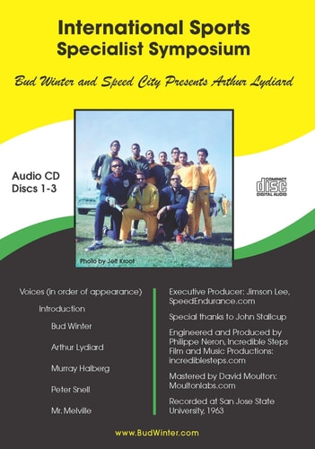 Bud Winter Presents Arthur Lydiard 3 CD Set