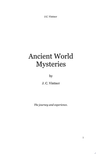 Ancient World Mysteries
