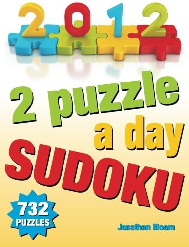 2012 - 2 Puzzles A Day Sudoku: 732 Puzzles