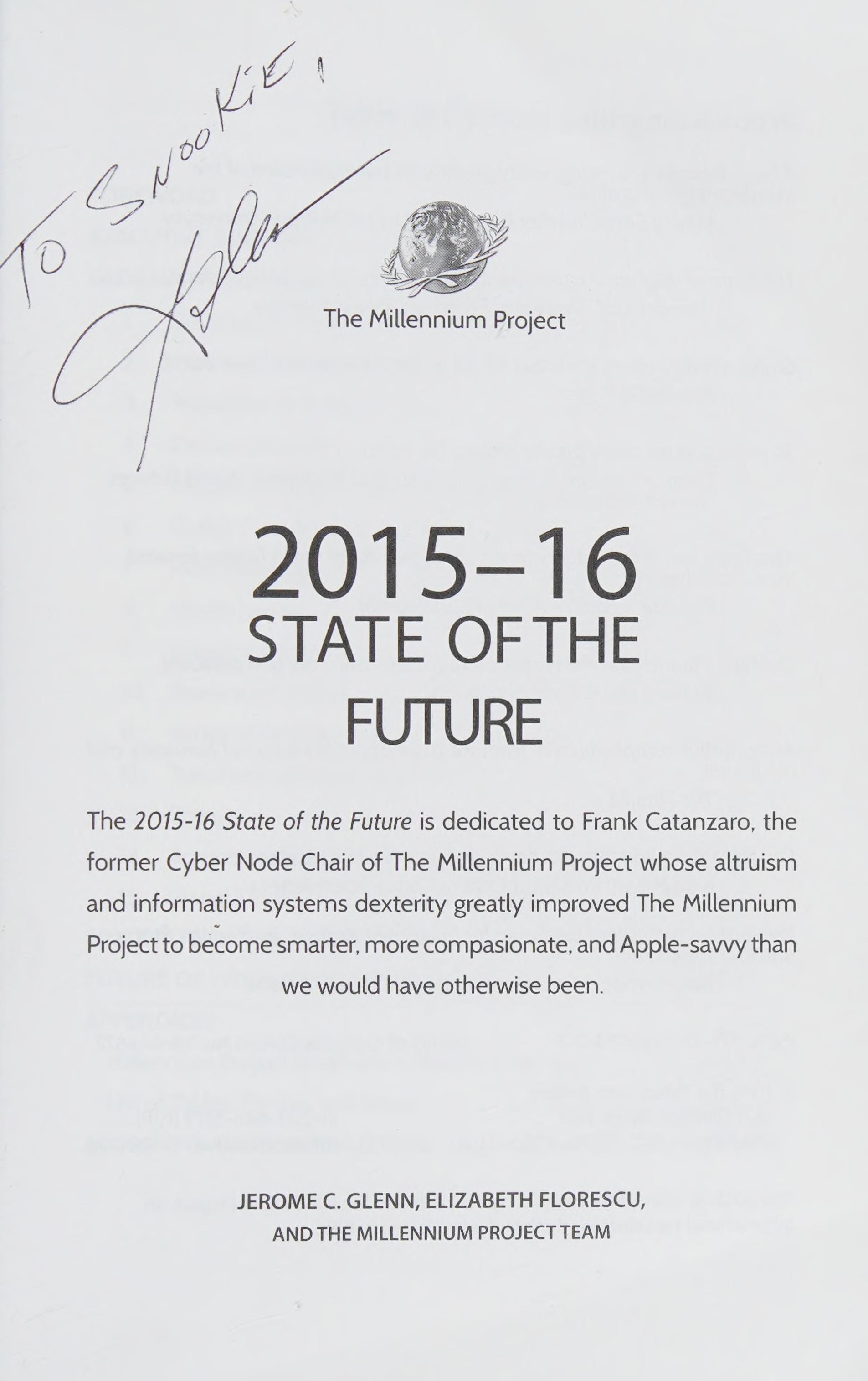 2015-16 State of the Future