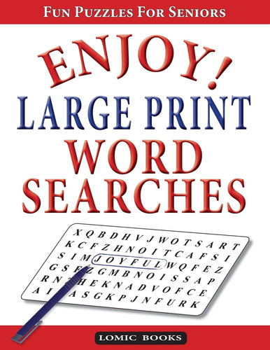 Enjoy! Large Print Word Searches Fun Puzzles for Seniors