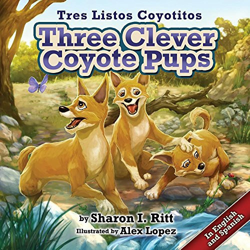 Three Clever Coyote Pups Tres Listos Coyotitos