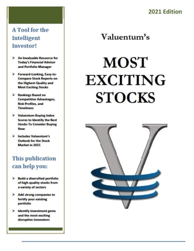 Valuentum's Most Exciting Stocks 2021 Edition