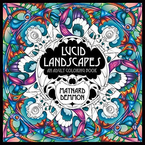 Lucid Landscapes An Adult Coloring Book