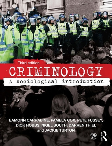 Criminology A Sociological Introduction