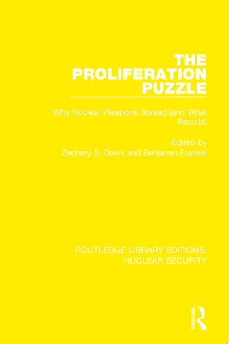 The Proliferation Puzzle Why Nuclear Weapons Spread (and What Results)