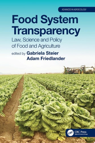 Food System Transparency Law, Science and Policy of Food and Agriculture