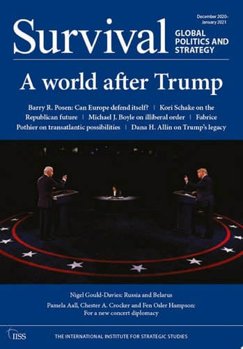Survival December 2020–January 2021: A World After Trump