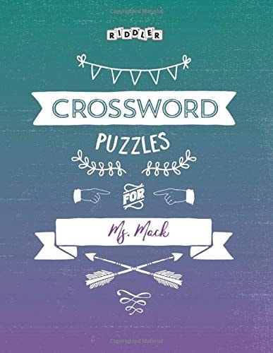 Crosswords for Ms. Mack