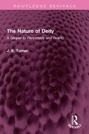 THE NATURE OF DEITY A Sequel to 'personality and Reality'.