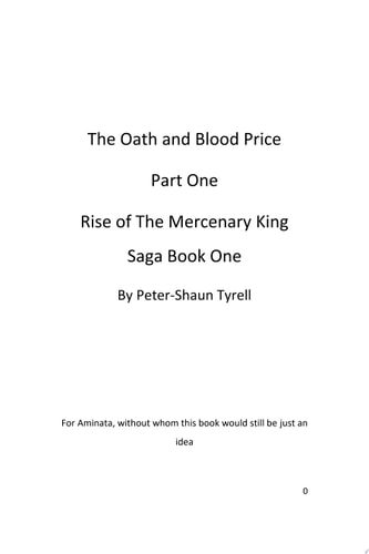 The Oath & Blood Price Part One