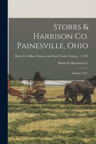 Storrs & Harrison Co. Painesville, Ohio Autumn 1937
