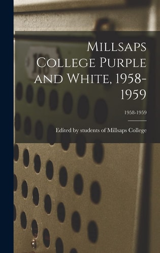 Millsaps College Purple and White, 1958-1959