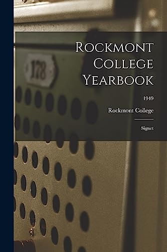 Rockmont College Yearbook Signet; 1949