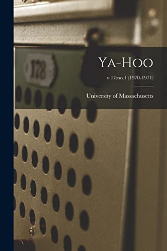 Ya-Hoo; V. 17 No. 1 (1970-1971)