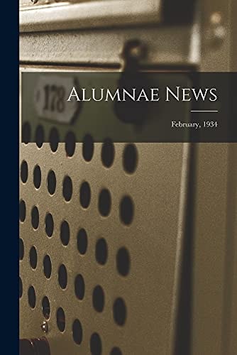 Alumnae News, February 1934