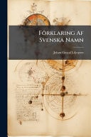 Förklaring Af Svenska Namn