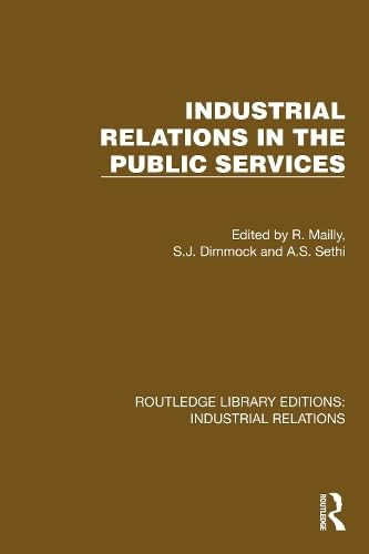 Industrial Relations in the Public Services