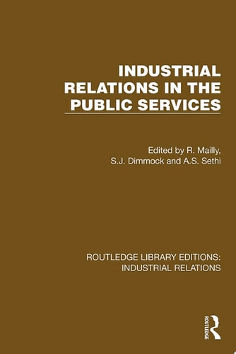 Industrial Relations in the Public Services
