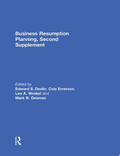 Business Resumption Planning, Second Supplement