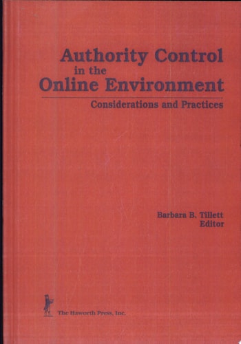 Authority Control in the Online Environment
