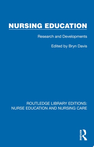 Nursing Education Research and Developments