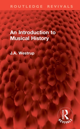 An Introduction to Musical History