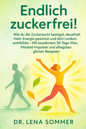 Endlich zuckerfrei!: Wie du die Zuckersucht besiegst, dauerhaft mehr Energie gewinnst und dich rundum wohlfühlst – Mit bewährtem 30-Tage-Plan, ... alltagstauglichen Rezepten (German Edition)