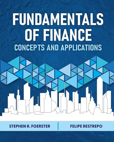 Fundamentals of Finance: Concepts and Applications