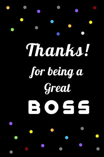 Thanks for Being a Great Boss A Thank You Gift for Boss When Leaving Job