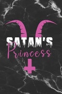 Satan's Princess Blank Lined Notebook ( Gothic ) Marble