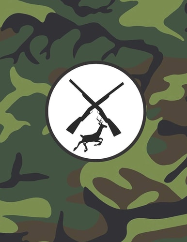 Hunting Notebook and Journal Camouflage, 8. 5x11 120 College Ruled Notebook