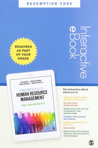 Fundamentals of Human Resource Management - Interactive EBook People, Data, and Analytics