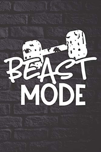 Beast Mode Working Out Notebook (Bodybuilding Gifts for Men)