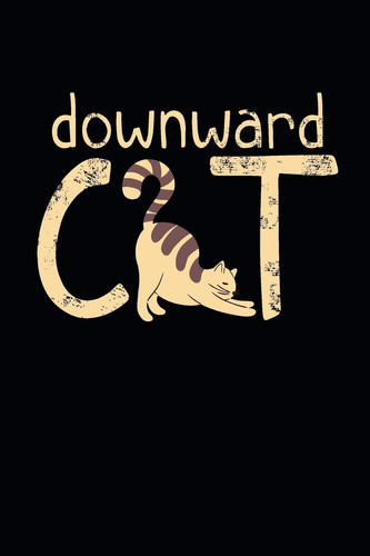 Downward Cat Notebook/Journal Yoga Lover Journal 120 Pages