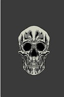 Skull Gray Skull Perfect Gift Lined Notebook/Journal (6x9)