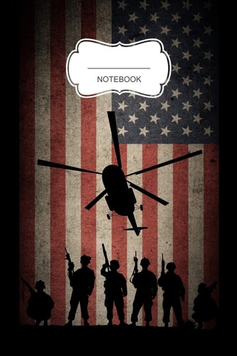 Notebook Cool Patriotic Gift for 4th of July Independence Day Present Veteran Composition Book Pride America Patriot Journal Booklet USA Diary Memo I Size 6 X 9 I Ruled Paper 110 Pages