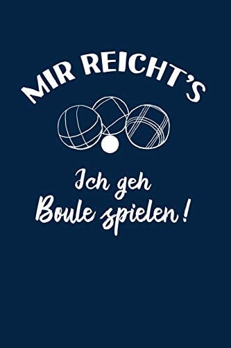 Petanque Ich Geh Boule Spielen!: Notizbuch / Notizheft Für Boulespieler-In Petanquespieler-in Boccia A5 (6x9in) Liniert Mit Linien