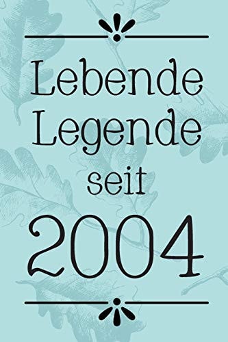 Lebende Legende 2004 DIN A5 - 120 Seiten Punkteraster - Kalender - Notizbuch - Notizblock - Block - Terminkalender - Abschied - Abschiedsgeschenk - Ruhestand - Arbeitskollegin - Geburtstag