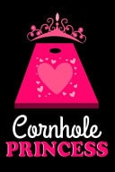 Cornhole Princess Backyard Barbecue Games Journal Or Notebook