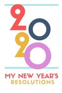 2020 My New Year's Resolutions Goal Setting - This Is Your Year - Step by Step Plan - Thoughts and Feelings - New Year's Resolutions - Inspirational Living and Thoughts - My Resolutions Notebook - Gift Under 10