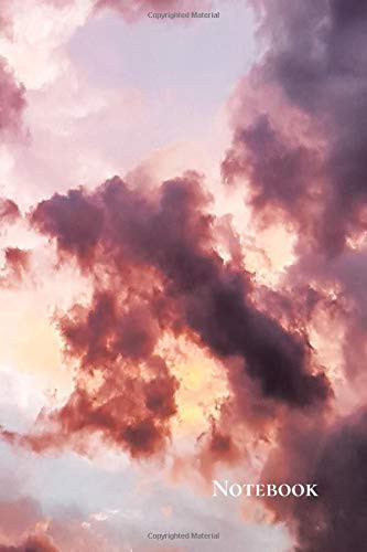 Notebook: Unlined Notebook, Journal, Diary - (Clouds Cover, 110 Pages, Blank, 6 x 9)