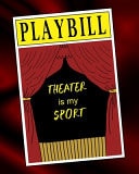 Theater Is My Sport 8 X 10 Softcover College-Ruled Notebook