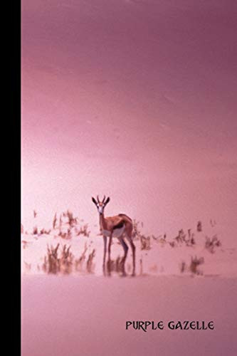 Purple Gazelle Small Lined Gazelle Notebook / Travel Journal to Write in (6'' X 9'') 120 Pages